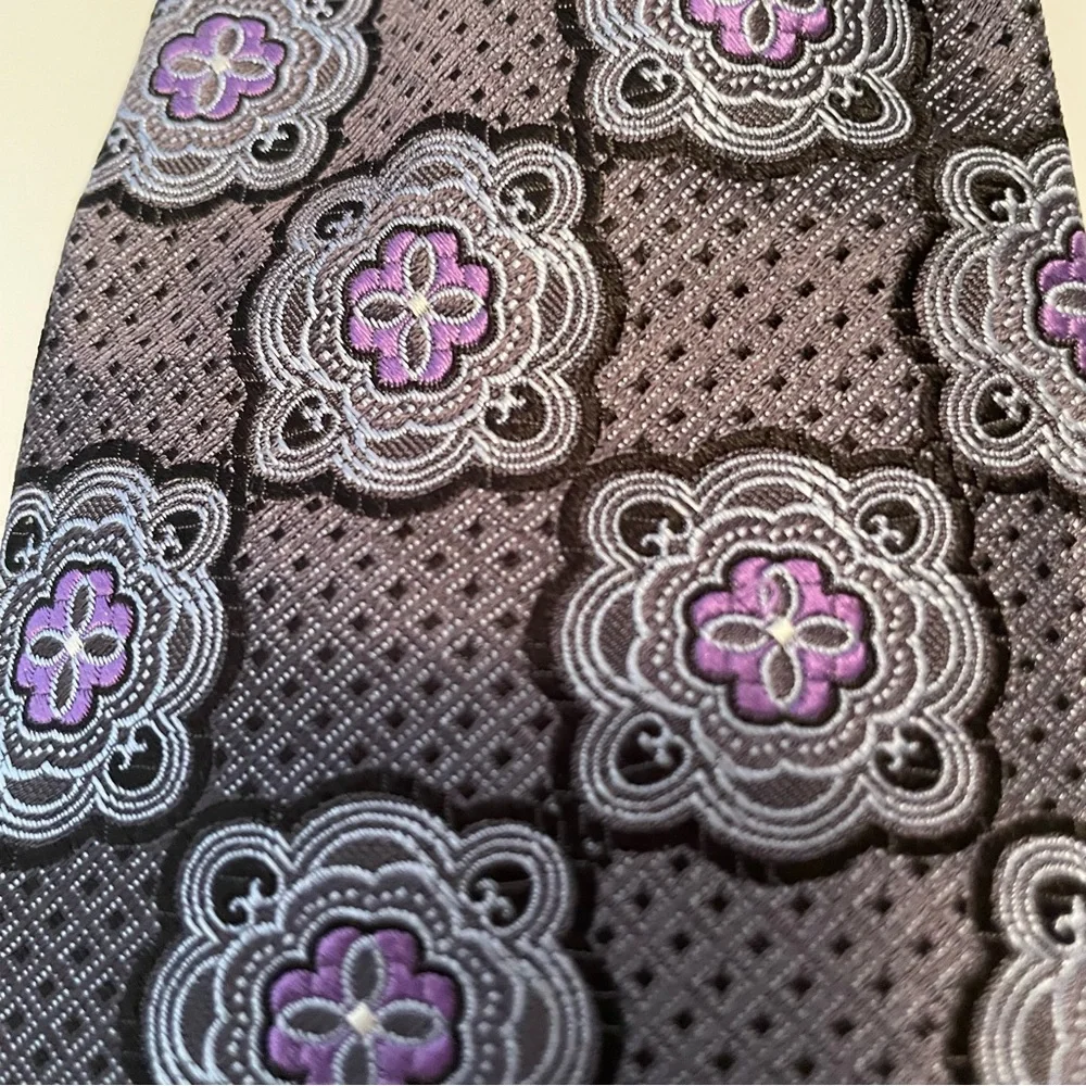 Hart Schaffner Marx Tie‎ Mandala Purple